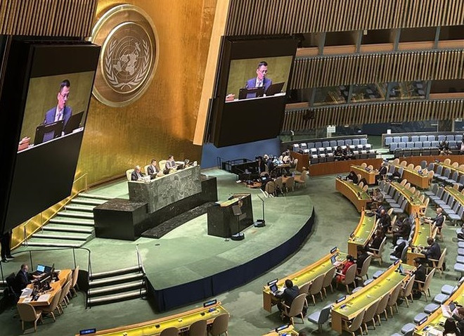 Le Vietnam contribue à la Résolution demandant l'acte de la CIJ lié au changement climatique ảnh 2 Le Vietnam contribue à la Résolution demandant l'acte de la CIJ lié au changement climatique ảnh 2
