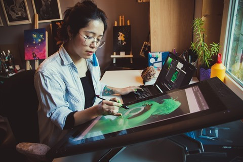 Exposition d'une jeune artiste vietnamienne à Paris ảnh 3