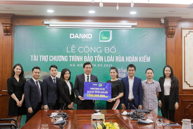 Le groupe Danko soutient un projet de conservation des tortues Hoan Kiem ảnh 1 Le groupe Danko soutient un projet de conservation des tortues Hoan Kiem ảnh 1