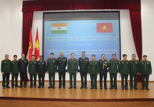 L'Inde aide le Vietnam dans les opérations de maintien de la paix ảnh 1 L'Inde aide le Vietnam dans les opérations de maintien de la paix ảnh 1