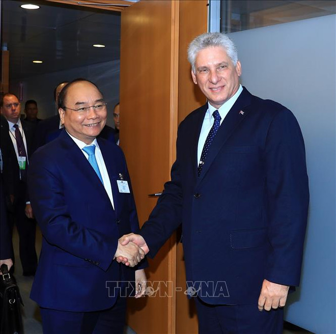 AG de l’ONU : le PM rencontre des dirigeants étrangers ảnh 1 AG de l’ONU : le PM rencontre des dirigeants étrangers ảnh 1