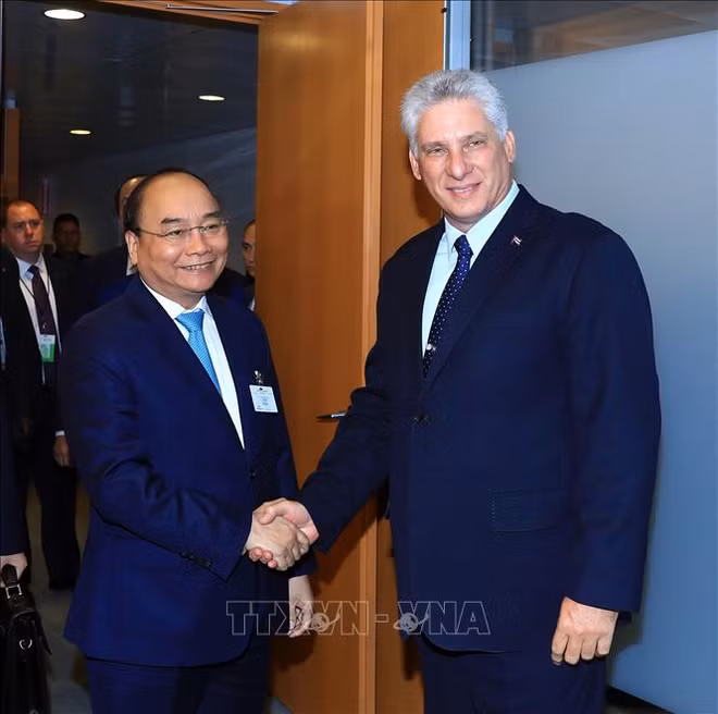 AG de l’ONU : le PM rencontre des dirigeants étrangers ảnh 1