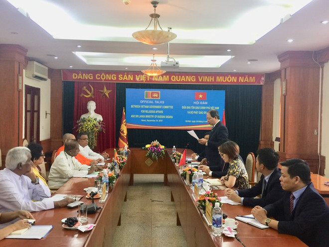 Vietnam et Sri Lanka promeuvent leur coopération en matière religieuse ảnh 1 Vietnam et Sri Lanka promeuvent leur coopération en matière religieuse ảnh 1