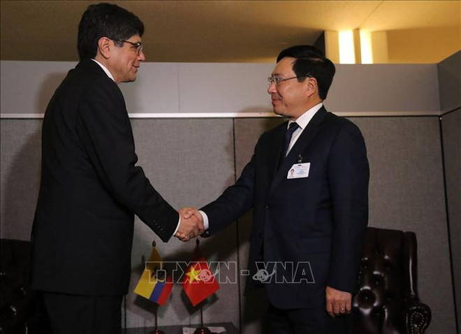 Activités du vice-PM et ministre vietnamien des AE lors de la 73e session de l'AG de l'ONU ảnh 1 Activités du vice-PM et ministre vietnamien des AE lors de la 73e session de l'AG de l'ONU ảnh 1