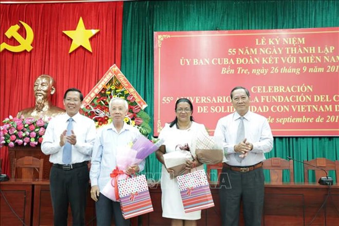 Célébration des 55 ans du Comité cubain de solidarité avec le Sud Vietnam ảnh 1 Célébration des 55 ans du Comité cubain de solidarité avec le Sud Vietnam ảnh 1