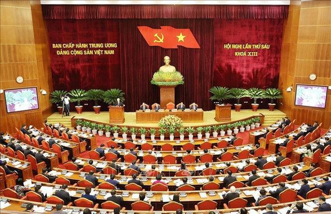 Cinquième journée de travail du 6e Plénum du Comité central du Parti ảnh 1 Cinquième journée de travail du 6e Plénum du Comité central du Parti ảnh 1