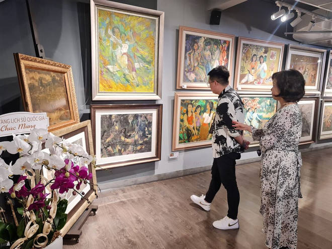 Exposition d'un peintre de la génération des Beaux-Arts indochinois ảnh 1 Exposition d'un peintre de la génération des Beaux-Arts indochinois ảnh 1