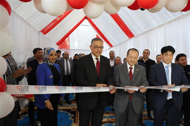 Inauguration de la première usine d'une entreprise vietnamienne en Égypte ảnh 1 Inauguration de la première usine d'une entreprise vietnamienne en Égypte ảnh 1