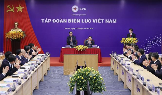 Le PM Pham Minh Chinh confie de nouvelles missions à Electricité du Vietnam ảnh 1 Le PM Pham Minh Chinh confie de nouvelles missions à Electricité du Vietnam ảnh 1