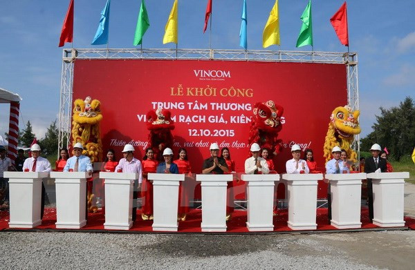 Mise en chantier d'un centre commercial Vincom à Kien Giang ảnh 1 Mise en chantier d'un centre commercial Vincom à Kien Giang ảnh 1