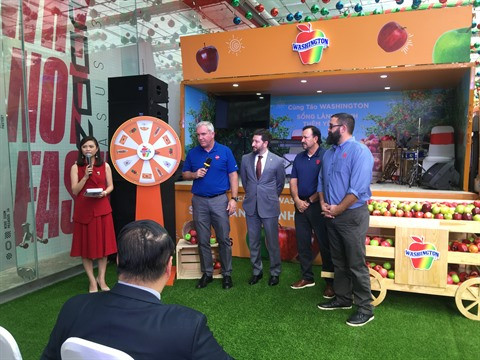 Lancement de la Semaine des pommes Washington ảnh 1 Lancement de la Semaine des pommes Washington ảnh 1