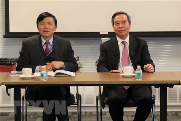 Un responsable du PCV travaille avec la délégation vietnamienne à l'ONU ảnh 1 Un responsable du PCV travaille avec la délégation vietnamienne à l'ONU ảnh 1