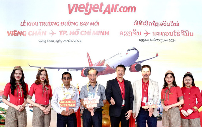 Vietjet ouvre une nouvelle route reliant Hô Chi Minh-Ville à Vientiane ảnh 2 Vietjet ouvre une nouvelle route reliant Hô Chi Minh-Ville à Vientiane ảnh 2