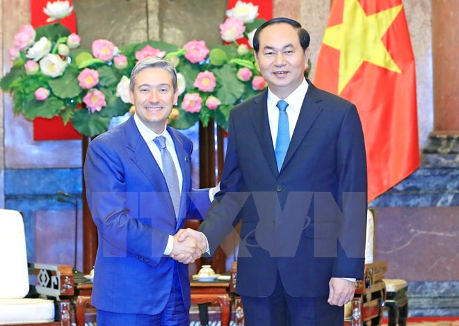 Le chef de l'Etat reçoit le ministre canadien du Commerce international ảnh 1 Le chef de l'Etat reçoit le ministre canadien du Commerce international ảnh 1