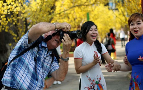 Michael Abadie, "chasseur" de photographies au Vietnam ảnh 1 Michael Abadie, "chasseur" de photographies au Vietnam ảnh 1