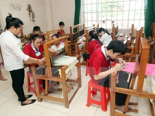 Tien Giang : un projet d'intégration sociale profite aux enfants handicapés ảnh 1 Tien Giang : un projet d'intégration sociale profite aux enfants handicapés ảnh 1