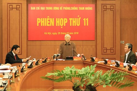 Le secrétaire général Nguyên Phu Trong demande de renforcer la lutte contre la corruption ảnh 1 Le secrétaire général Nguyên Phu Trong demande de renforcer la lutte contre la corruption ảnh 1
