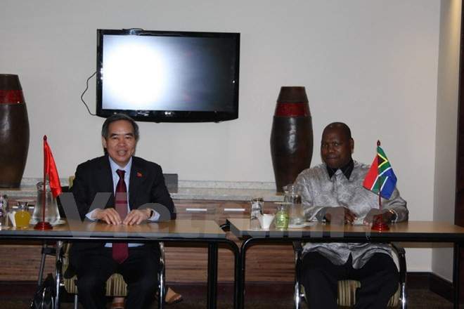 Une délégation du PCV en visite en Afrique du Sud ảnh 1 Une délégation du PCV en visite en Afrique du Sud ảnh 1