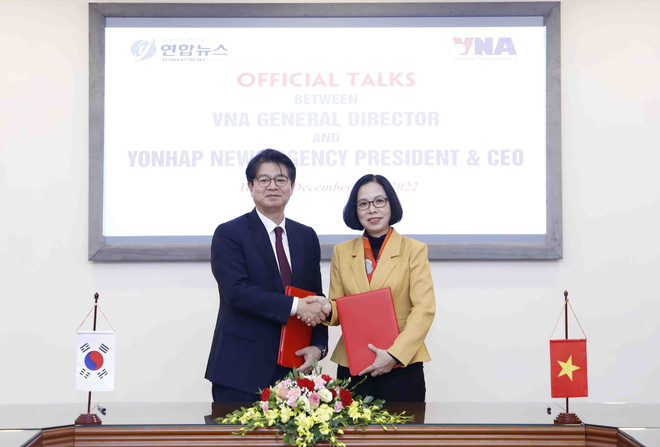 Promouvoir la coopération entre les agences de presse VNA (Vietnam) et Yonhap (R. de Corée) ảnh 3 Promouvoir la coopération entre les agences de presse VNA (Vietnam) et Yonhap (R. de Corée) ảnh 3