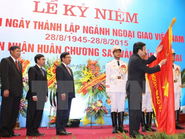 Célébration du 70e anniversaire de la diplomatie vietnamienne ảnh 1 Célébration du 70e anniversaire de la diplomatie vietnamienne ảnh 1