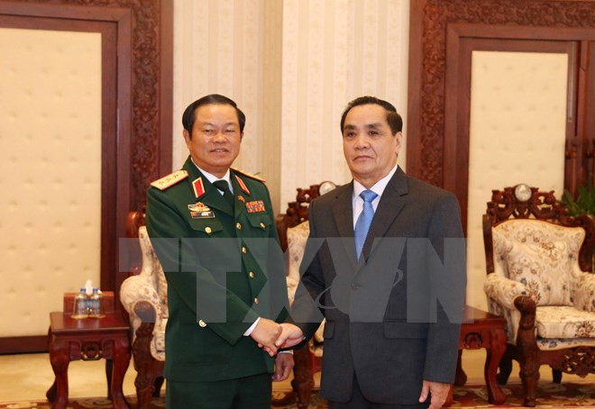 Coopération efficace entre les deux forces armées Vietnam-Laos ảnh 1 Coopération efficace entre les deux forces armées Vietnam-Laos ảnh 1