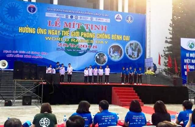 Journée mondiale contre la rage célébrée à Lao Cai ảnh 1 Journée mondiale contre la rage célébrée à Lao Cai ảnh 1