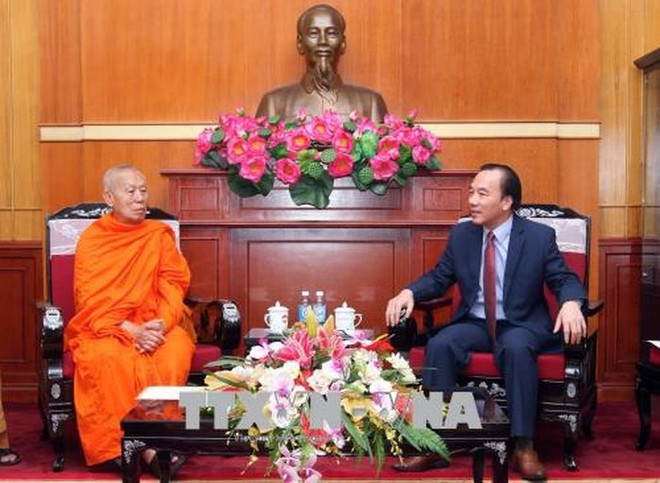 Bouddhisme : le Vietnam et le Laos intensifient la coopération ảnh 1 Bouddhisme : le Vietnam et le Laos intensifient la coopération ảnh 1