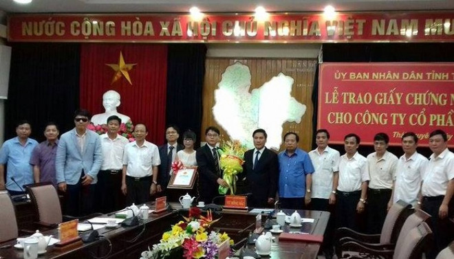 Thai Nguyen remet la licence d'investissement à un projet sud-coréen ảnh 1 Thai Nguyen remet la licence d'investissement à un projet sud-coréen ảnh 1