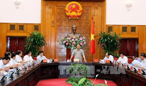 Le PM Nguyen Xuan Phuc travaille avec les responsables de Bac Lieu ảnh 1 Le PM Nguyen Xuan Phuc travaille avec les responsables de Bac Lieu ảnh 1