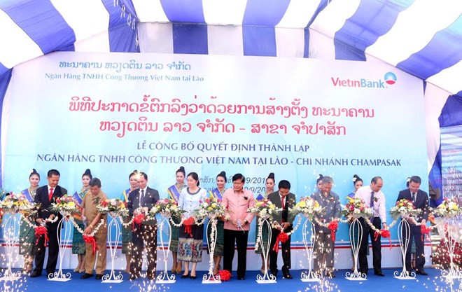 Vietinbank Laos inaugure une succursale à Champassak ảnh 1 Vietinbank Laos inaugure une succursale à Champassak ảnh 1