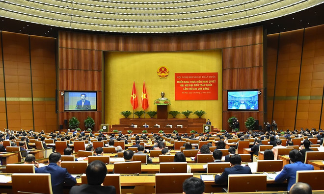 Ouverture de la première Conférence nationale des relations extérieures ảnh 1 Ouverture de la première Conférence nationale des relations extérieures ảnh 1