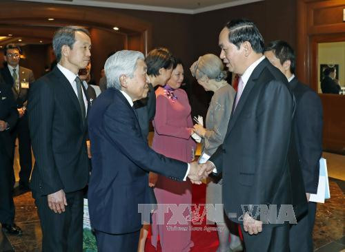 Tran Dai Quang dit au revoir à l’empereur japonais avant son départ pour Hue ảnh 1 Tran Dai Quang dit au revoir à l’empereur japonais avant son départ pour Hue ảnh 1