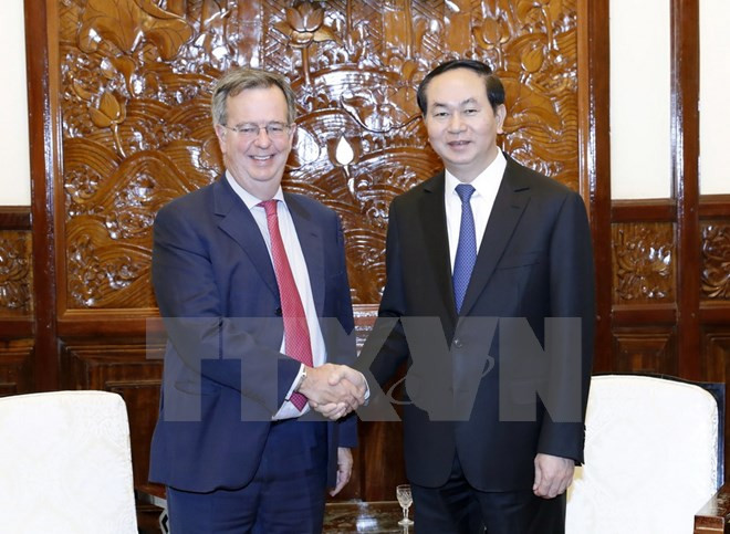 Le président Trân Dai Quang reçoit l’ambassadeur d’Espagne ảnh 1 Le président Trân Dai Quang reçoit l’ambassadeur d’Espagne ảnh 1