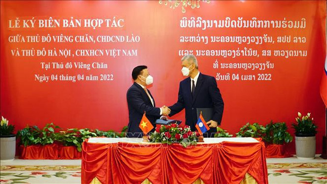Hanoï et Vientiane renforcent leur coopération ảnh 2 Hanoï et Vientiane renforcent leur coopération ảnh 2