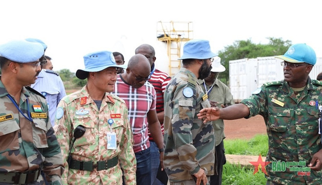 Maintien de la paix: l'Unité de génie militaire n°1 reçoit la mission dès son arrivée à Abyei ảnh 1 Maintien de la paix: l'Unité de génie militaire n°1 reçoit la mission dès son arrivée à Abyei ảnh 1