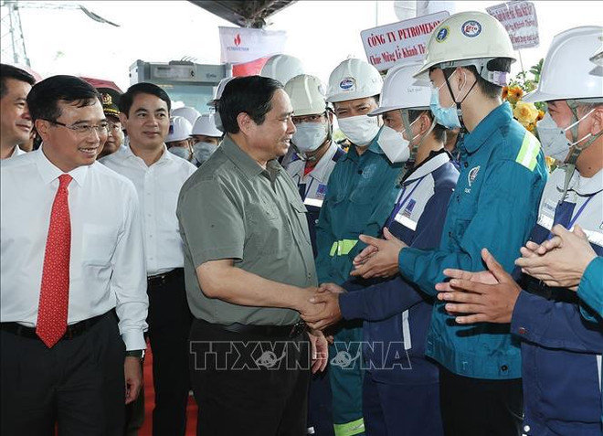 Le PM assiste à l'inauguration de la centrale thermique de Sông Hâu 1 ảnh 1 Le PM assiste à l'inauguration de la centrale thermique de Sông Hâu 1 ảnh 1