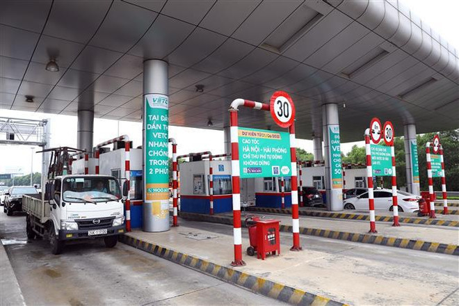 Des services de péages 100% sans arrêt sur l'autoroute Hanoï -Hai Phong à partir du 1er juin ảnh 1 Des services de péages 100% sans arrêt sur l'autoroute Hanoï -Hai Phong à partir du 1er juin ảnh 1