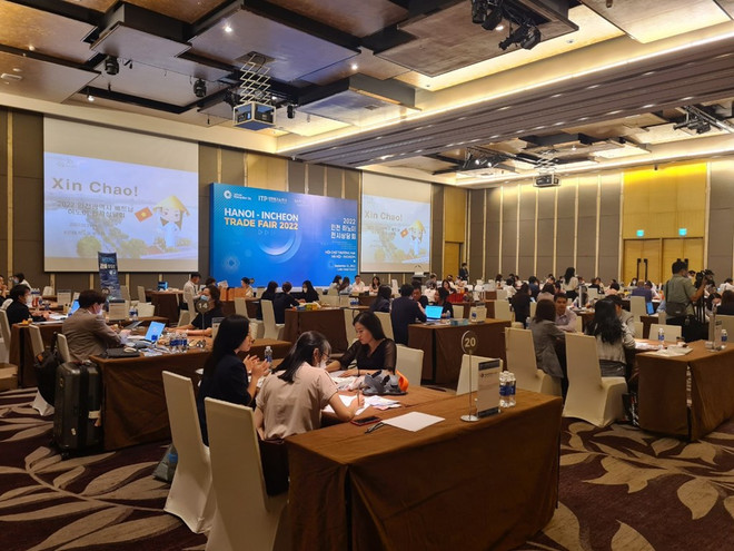 Promotion des échanges entre 100 entreprises vietnamiennes et des partenaires sud-coréens ảnh 1 Promotion des échanges entre 100 entreprises vietnamiennes et des partenaires sud-coréens ảnh 1