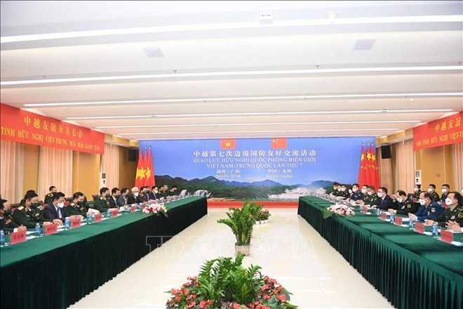 Le 7e échange d'amitié de la défense frontalière Vietnam-Chine ảnh 1 Le 7e échange d'amitié de la défense frontalière Vietnam-Chine ảnh 1