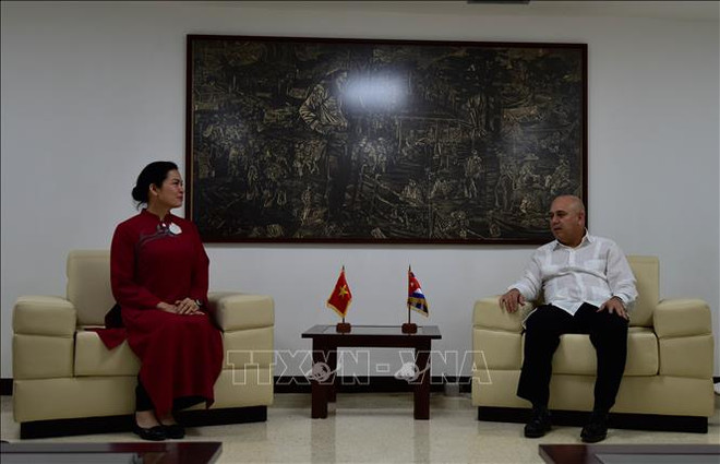 Le rôle des femmes vietnamiennes et cubaines exalté dans la cause révolutionnaire ảnh 1 Le rôle des femmes vietnamiennes et cubaines exalté dans la cause révolutionnaire ảnh 1