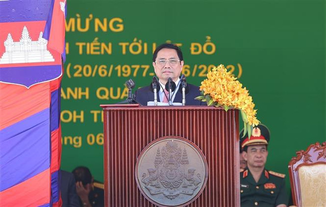 Vietnam-Cambodge approfondissent la solidarité et l'amitié précieuses entre les deux peuples ảnh 1 Vietnam-Cambodge approfondissent la solidarité et l'amitié précieuses entre les deux peuples ảnh 1