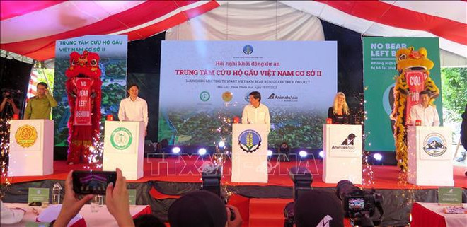 Lancement de la construction du 2e Centre de sauvetage des ours du Vietnam ảnh 1