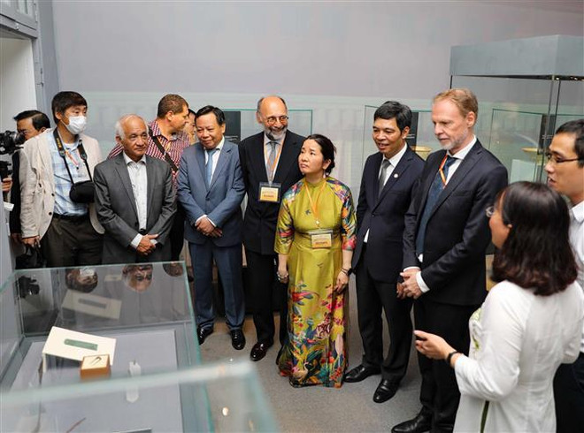 Les trésors de la citadelle impériale de Thang Long mis en lumière ảnh 1 Les trésors de la citadelle impériale de Thang Long mis en lumière ảnh 1