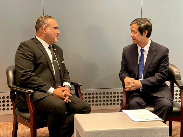 Le ministre de l’Éducation et de la Formation en visite de travail aux États-Unis ảnh 1 Le ministre de l’Éducation et de la Formation en visite de travail aux États-Unis ảnh 1