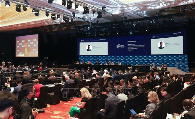 Le Vietnam assiste au Sommet mondial des villes 2022 ảnh 1 Le Vietnam assiste au Sommet mondial des villes 2022 ảnh 1