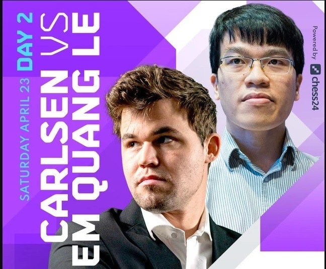 Échecs : Le Quang Liem bat le meilleur joueur d'échecs au monde Magnus Carlsen ảnh 1 Échecs : Le Quang Liem bat le meilleur joueur d'échecs au monde Magnus Carlsen ảnh 1