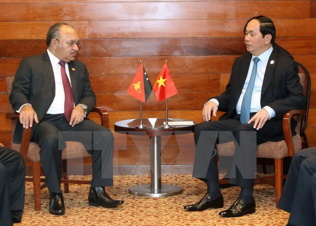 Activités du président Tran Dai Quang au Pérou ảnh 5 Activités du président Tran Dai Quang au Pérou ảnh 5