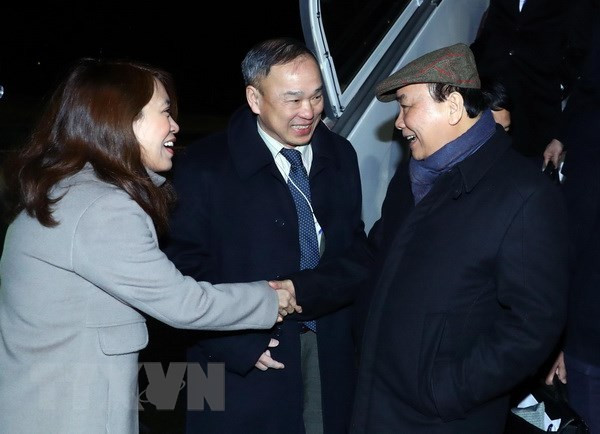 Le PM Nguyên Xuân Phuc est arrivé en Suisse pour assister au Forum économique mondial de Davos 2019 ảnh 1 Le PM Nguyên Xuân Phuc est arrivé en Suisse pour assister au Forum économique mondial de Davos 2019 ảnh 1