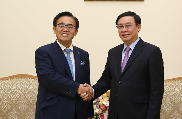 Le vice-PM Vuong Dinh Hue reçoit le gouverneur de la préfecture japonaise d'Aichi ảnh 1 Le vice-PM Vuong Dinh Hue reçoit le gouverneur de la préfecture japonaise d'Aichi ảnh 1