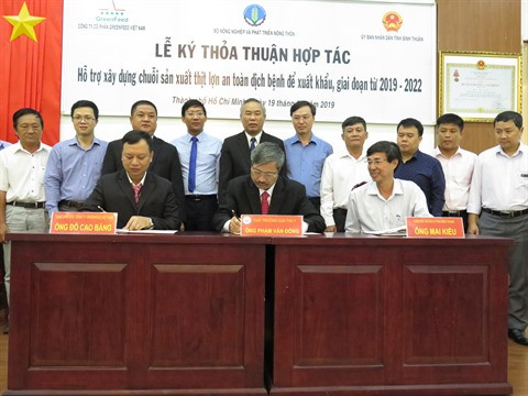 Binh Thuân et GreenFeed coopèrent dans la production porcine ảnh 1 Binh Thuân et GreenFeed coopèrent dans la production porcine ảnh 1